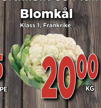 Supergrossen Blomkål erbjuda