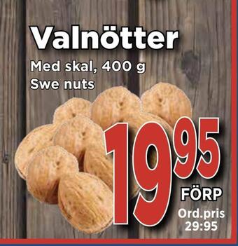 Supergrossen Valnötter erbjuda