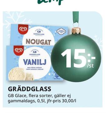 Tempo Gräddglass erbjuda
