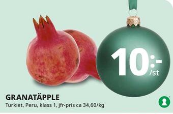 Tempo Granatäpple erbjuda