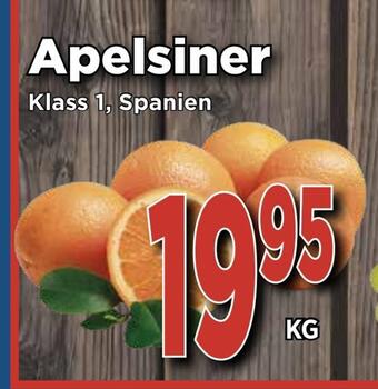 Supergrossen Apelsiner erbjuda