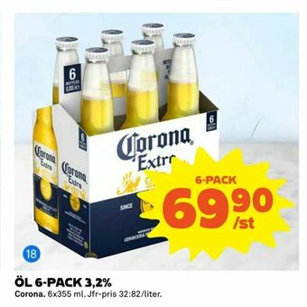 Coop Extra Öl 6-pack 3,2% erbjuda
