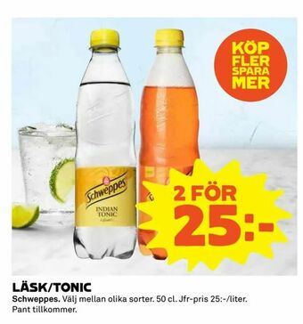 Coop Extra Läsk/tonic erbjuda
