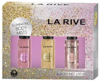 Rusta Presentset body mist la rive erbjuda