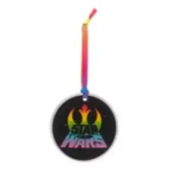 Disney store star wars pride hanging ornament