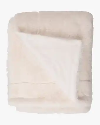 Hemtex Pläd i pälsimitation offwhite erbjuda