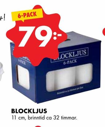ÖoB Blockljus erbjuda