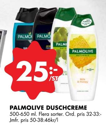 ÖoB Palmolive duschcreme erbjuda