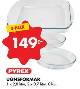 ÖoB Pyrex ugnsformar erbjuda
