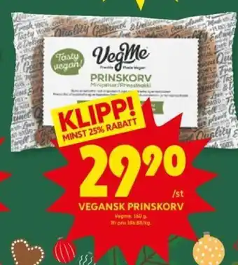 ICA Kvantum Vegansk Prinskorv erbjuda