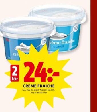 ICA Kvantum Creme Fraiche erbjuda