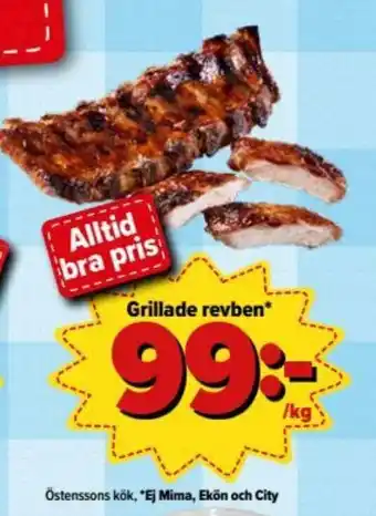 Östenssons Östenssons kök Grillade revben erbjuda