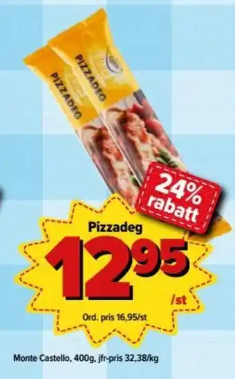 Monte Castello Pizzadeg 400g