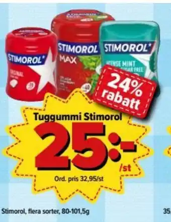 Stimorol Tuggummi flera sorter 80-101,5g