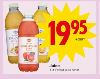 Matöppet Favorit Juice erbjuda