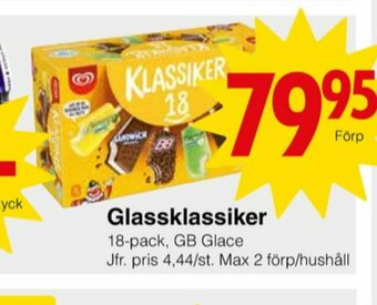 GB Klassiker Glasspinnar