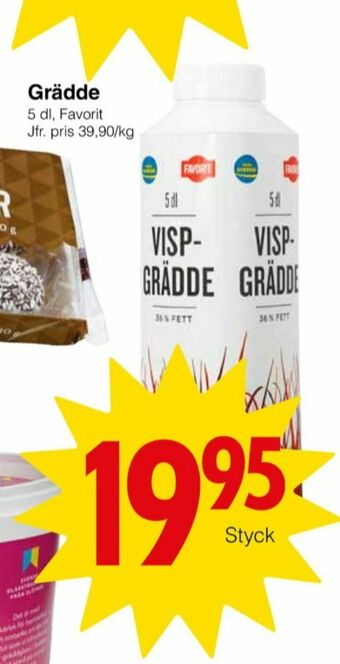Matöppet Favorit Vispgrädde erbjuda