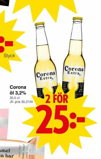 Matöppet Corona Extra Specialöl erbjuda