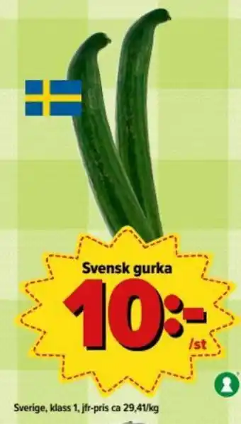 Östenssons Sverige Svensk gurka erbjuda