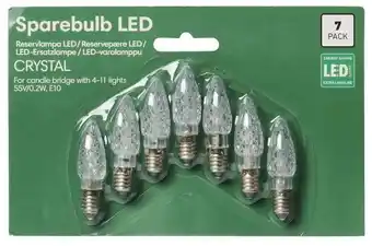 Rusta Reservlampa led crystal erbjuda