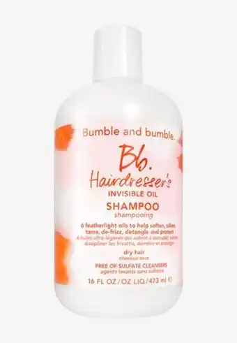 Hairdresser´s invisible oil sulfate free shampoo - schampo - -