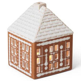 Kitch'n Pepparkakshus ljuslykta small brun erbjuda
