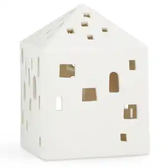 Kitch'n Urbania ljuslykta town house 12,5 cm vit erbjuda