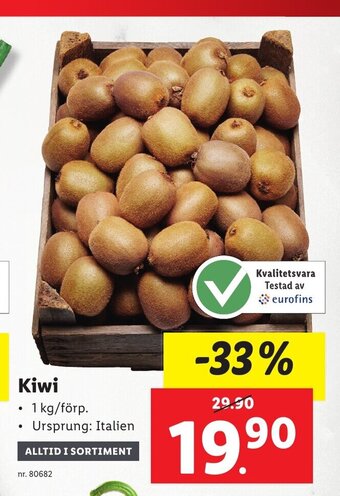 Lidl Kiwi erbjuda