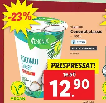 Lidl Coconut Classic erbjuda