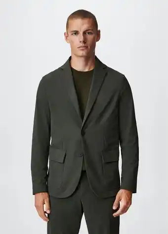 Mango Stretchig kavaj slim fit erbjuda