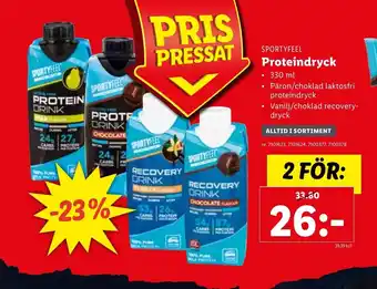 Proteindryck
