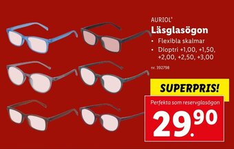 Lidl Läsglasögon erbjuda