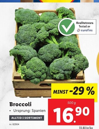 Lidl Broccoli erbjuda