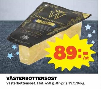 Coop Västerbottensost erbjuda