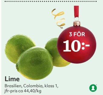 Hemköp Lime erbjuda