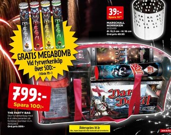 Jem&Fix The Party Bag 9052263 erbjuda
