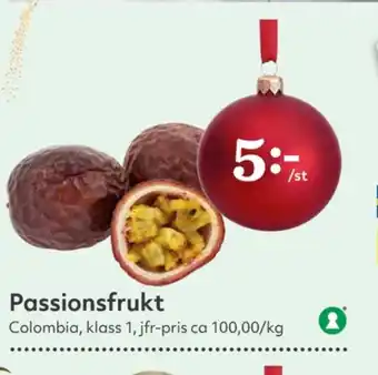 Hemköp Driscolls passionsfrukt erbjuda