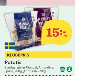 Hemköp Garant potatis erbjuda