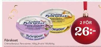 Hemköp Creme bonjour färskost erbjuda