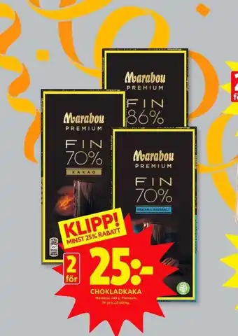 Fin 86% dark chokladkaka
