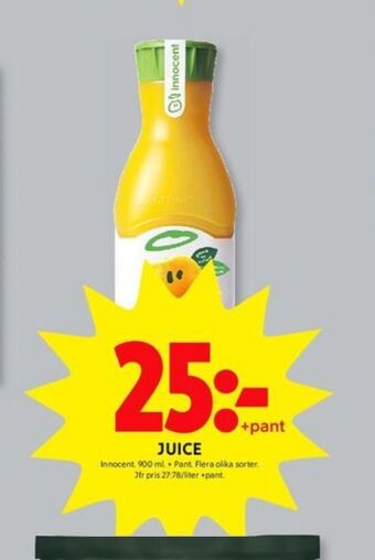 ICA Kvantum Innocent juice erbjuda