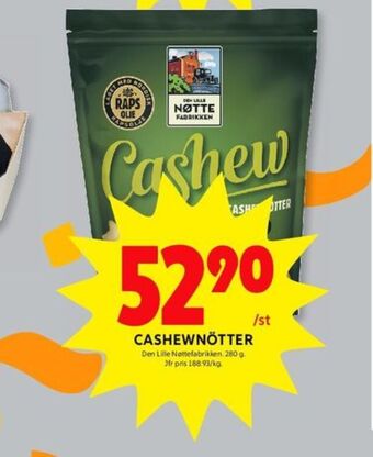 ICA Kvantum Den lille nöttefabriken cashewnötter erbjuda