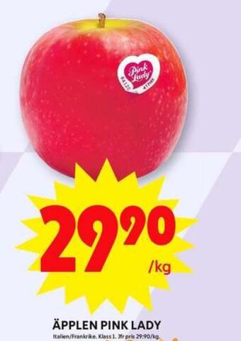 ICA Maxi Pink lady äpplen erbjuda