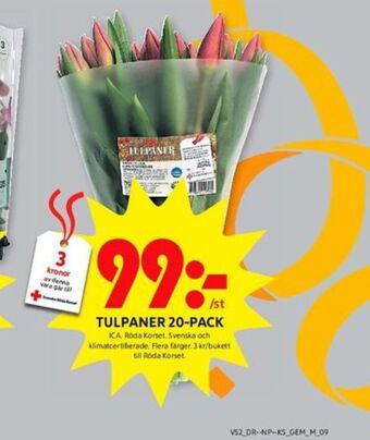 ICA Kvantum Ica blommor erbjuda