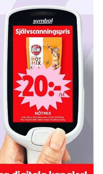 ICA Maxi Olw nötmix erbjuda