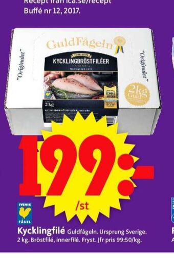 Guldfågeln kycklingbröstfilé