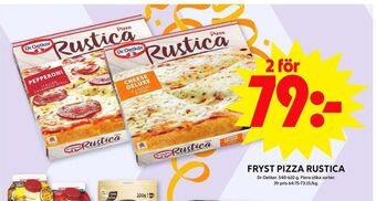 ICA Maxi Rustica pizza erbjuda