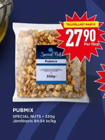 Special nuts snacks