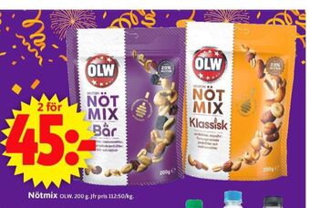 ICA Supermarket Olw nötmix erbjuda