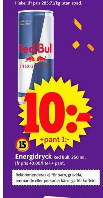 ICA Supermarket Red bull energidryck erbjuda